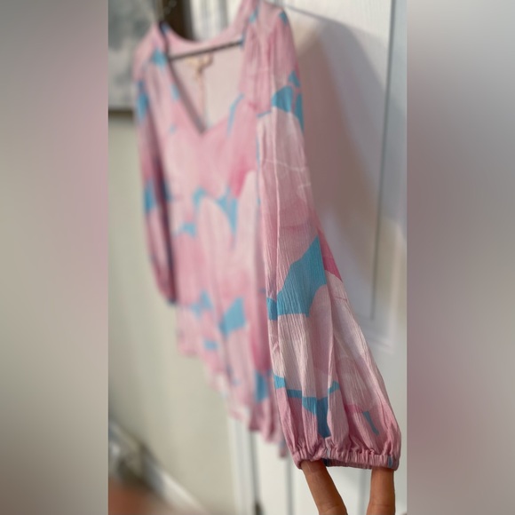 Hutch Women’s Sheer Floral 3/4 Sleeve Tunic/Blouse-XS/NWT-Sold Out Everywhere - Picture 15 of 16